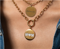 Pendentif Rue des Mille Femme in laiton CB-LCN 115 - CB-LCN 115